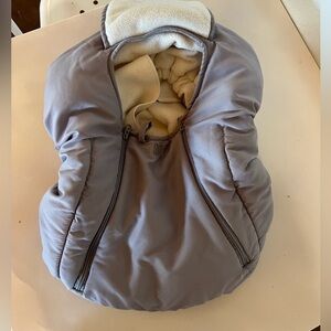 Jolly Jumper Carseat Cover winter coat adjustable grey